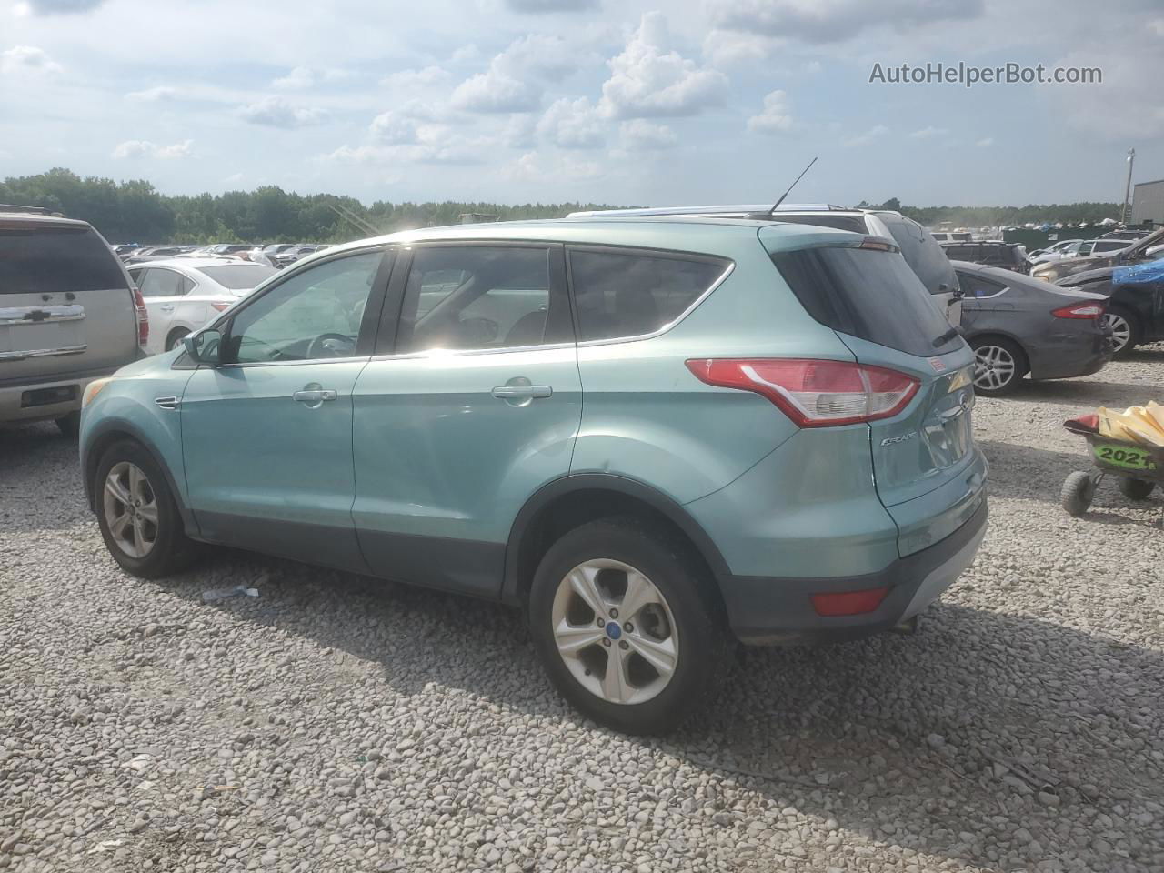 2013 Ford Escape Se Turquoise vin: 1FMCU0GX1DUB50794