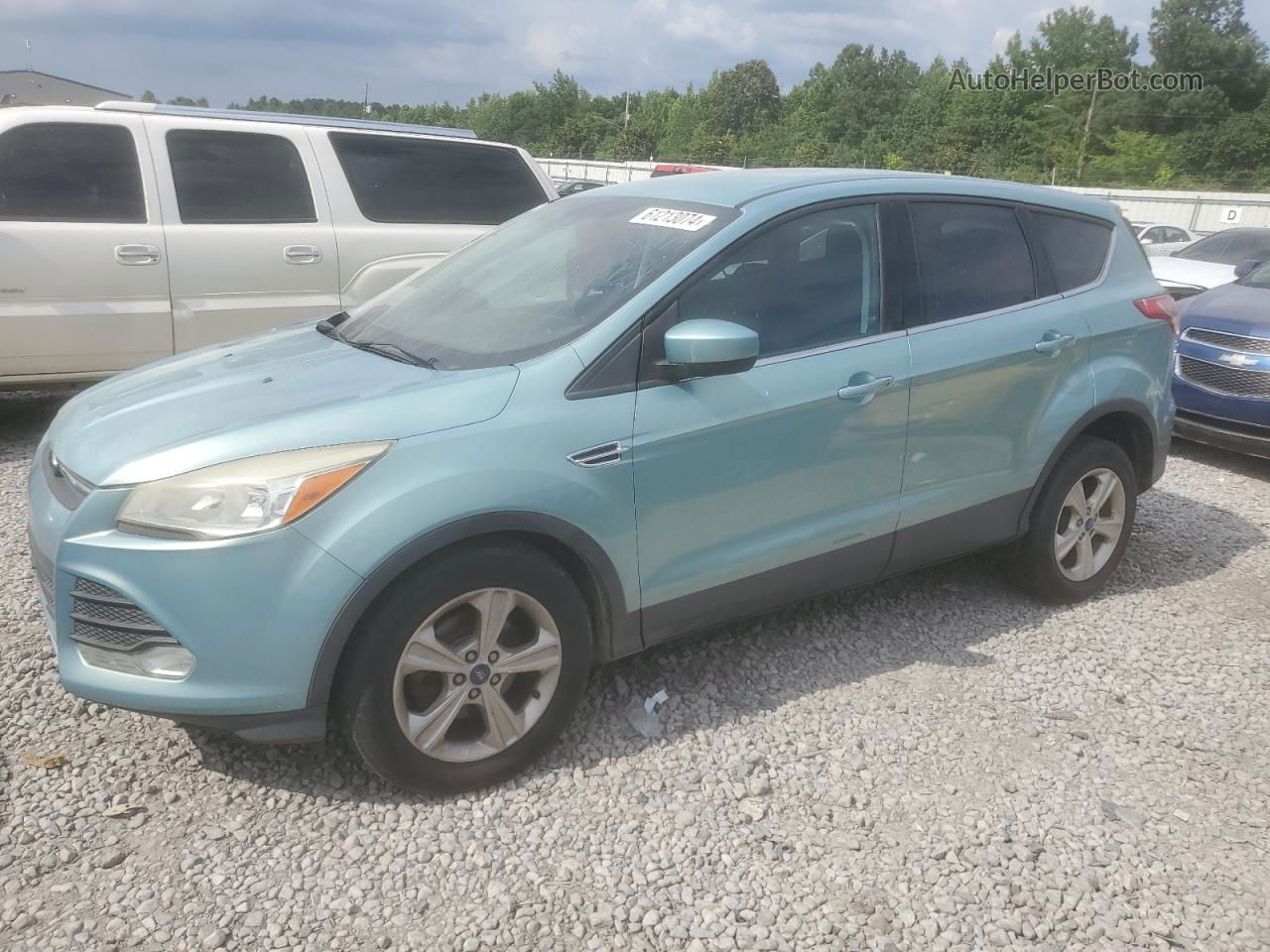 2013 Ford Escape Se Turquoise vin: 1FMCU0GX1DUB50794