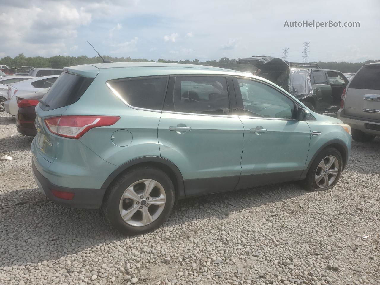 2013 Ford Escape Se Turquoise vin: 1FMCU0GX1DUB50794