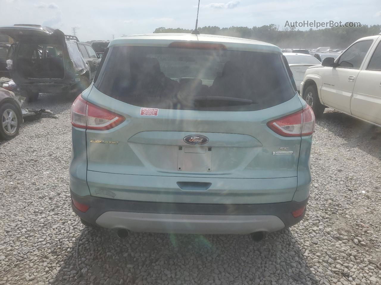 2013 Ford Escape Se Turquoise vin: 1FMCU0GX1DUB50794