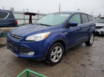 2013 Ford Escape Se Blue vin: 1FMCU0GX1DUB51685