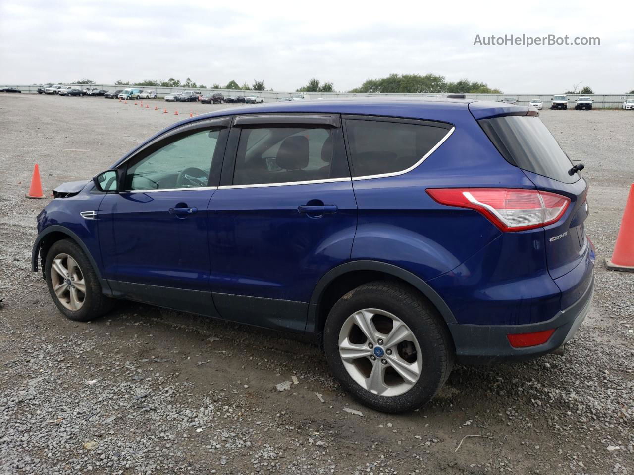 2013 Ford Escape Se Синий vin: 1FMCU0GX1DUB76800