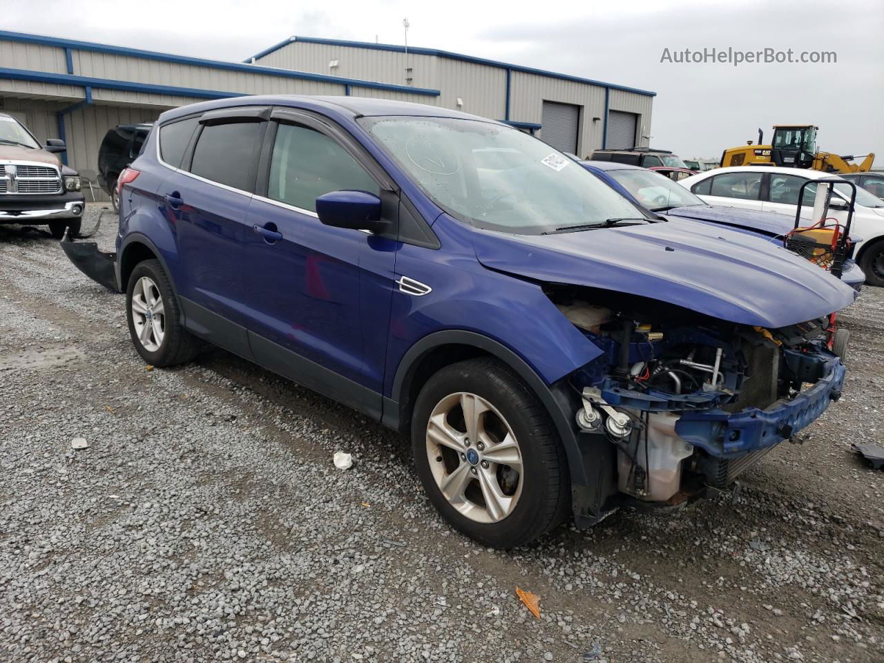 2013 Ford Escape Se Синий vin: 1FMCU0GX1DUB76800