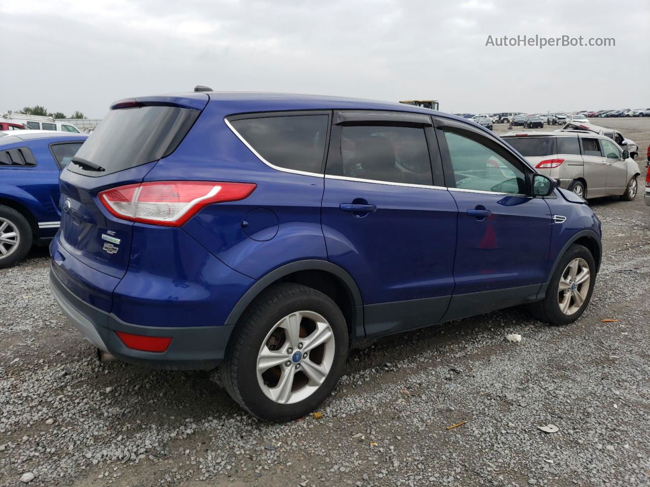 2013 Ford Escape Se Синий vin: 1FMCU0GX1DUB76800