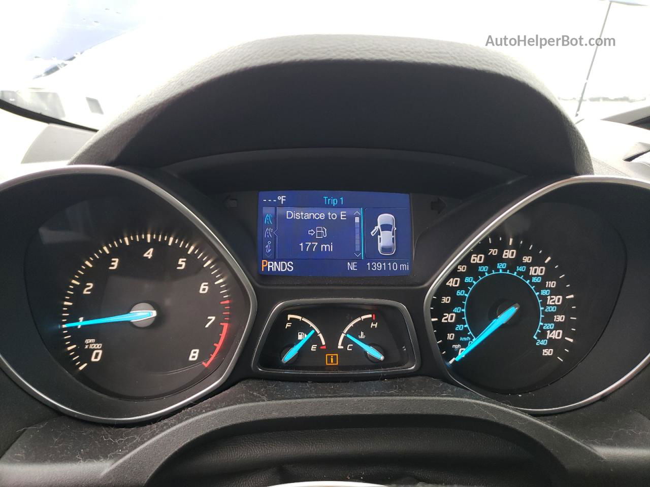 2013 Ford Escape Se Blue vin: 1FMCU0GX1DUB76800