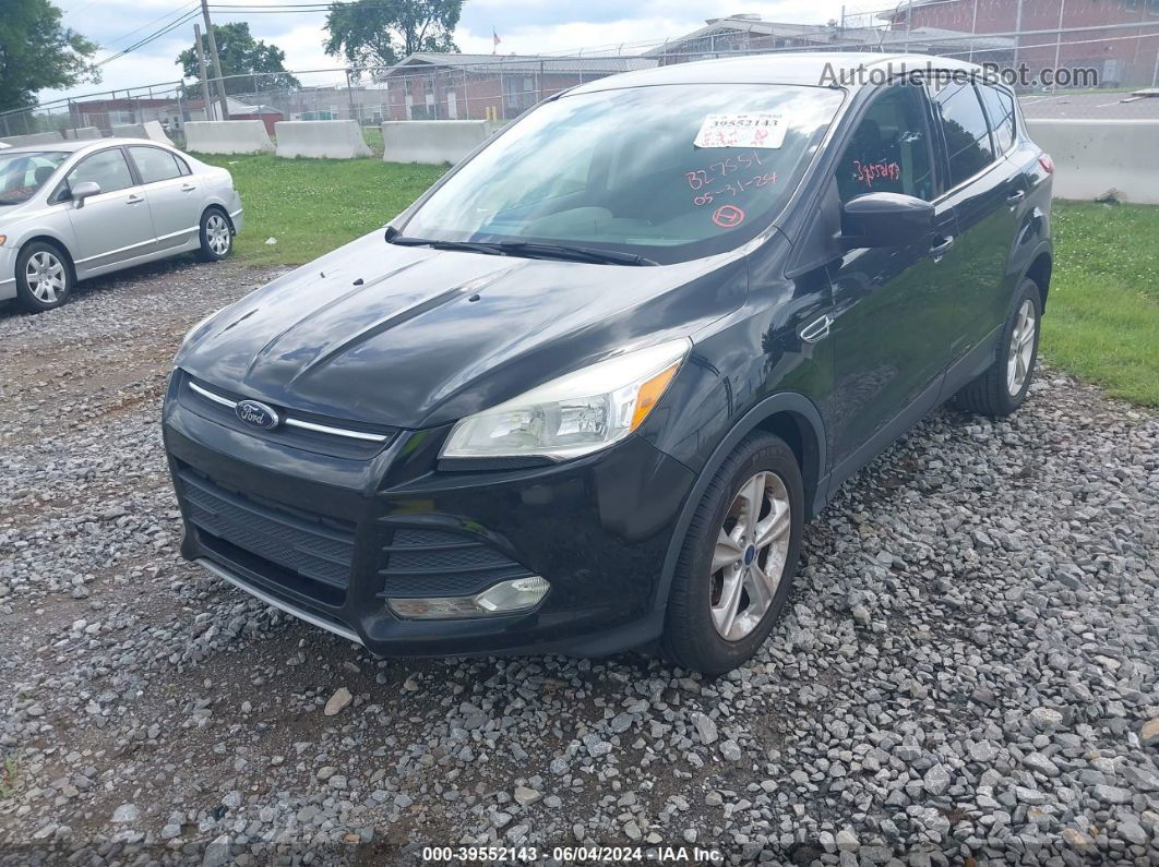 2014 Ford Escape Se Black vin: 1FMCU0GX1EUB27551