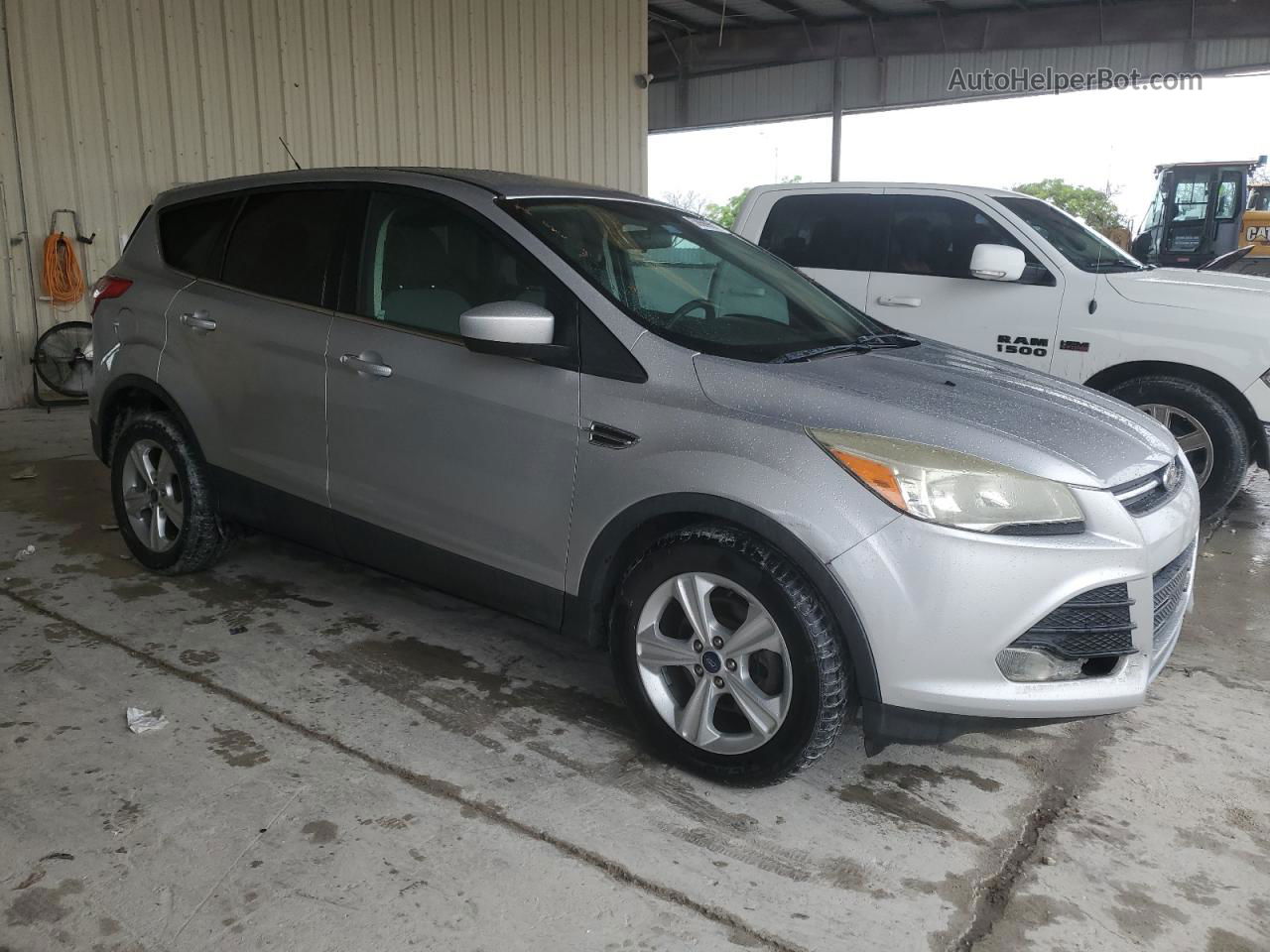 2014 Ford Escape Se Silver vin: 1FMCU0GX1EUB39568