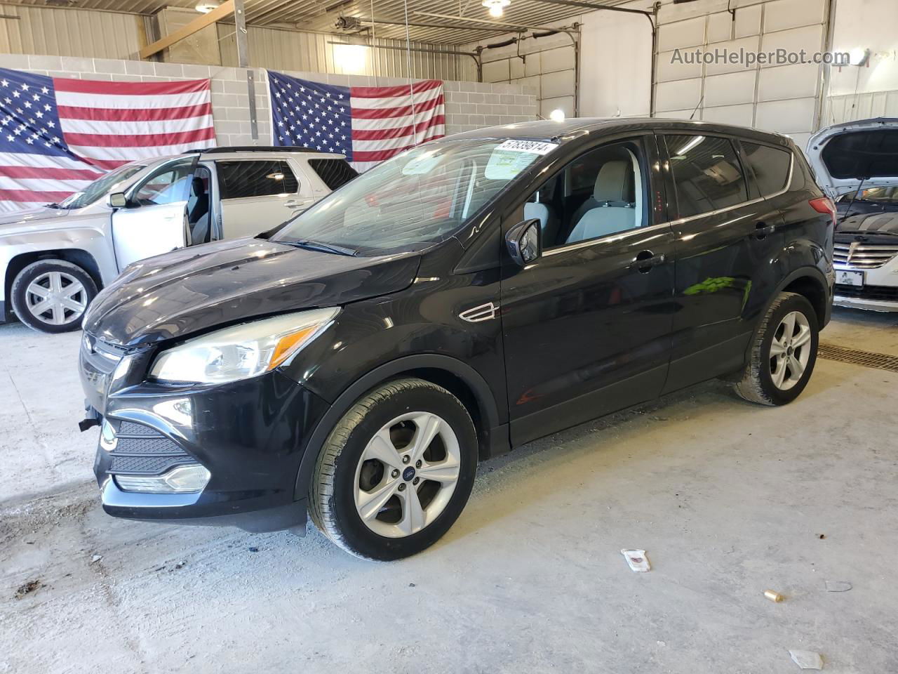 2014 Ford Escape Se Black vin: 1FMCU0GX1EUB79813