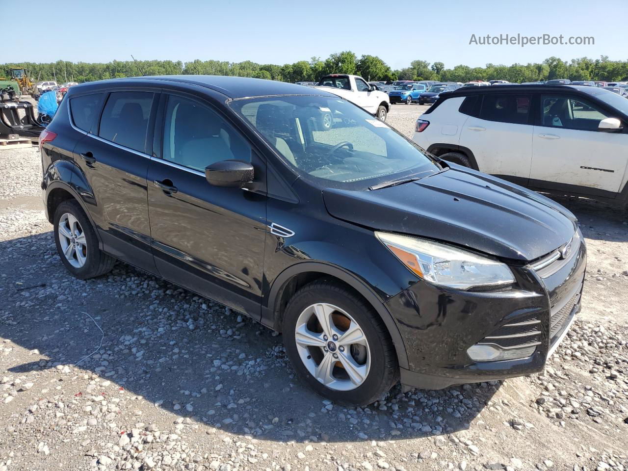 2014 Ford Escape Se Black vin: 1FMCU0GX1EUC58334