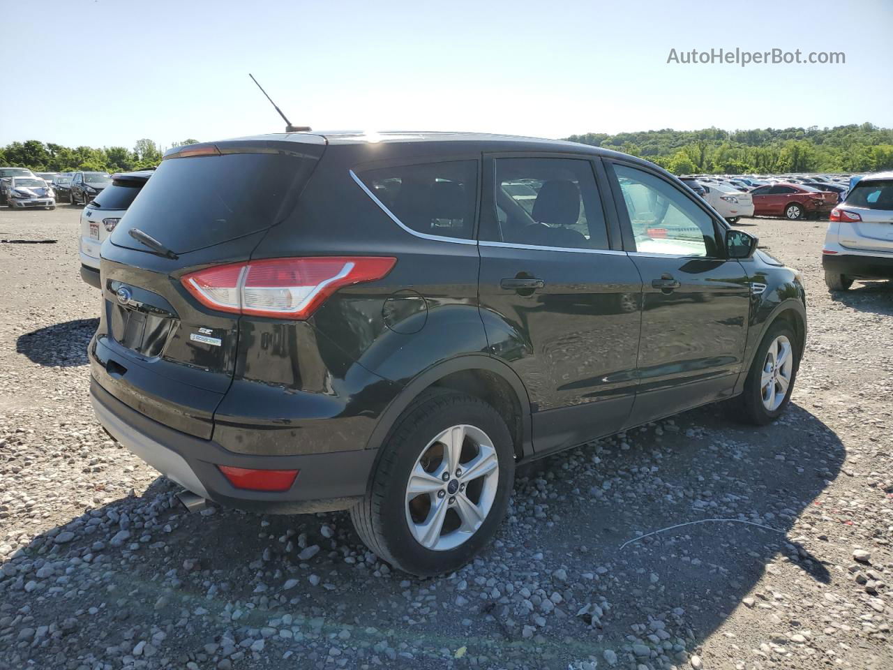 2014 Ford Escape Se Black vin: 1FMCU0GX1EUC58334