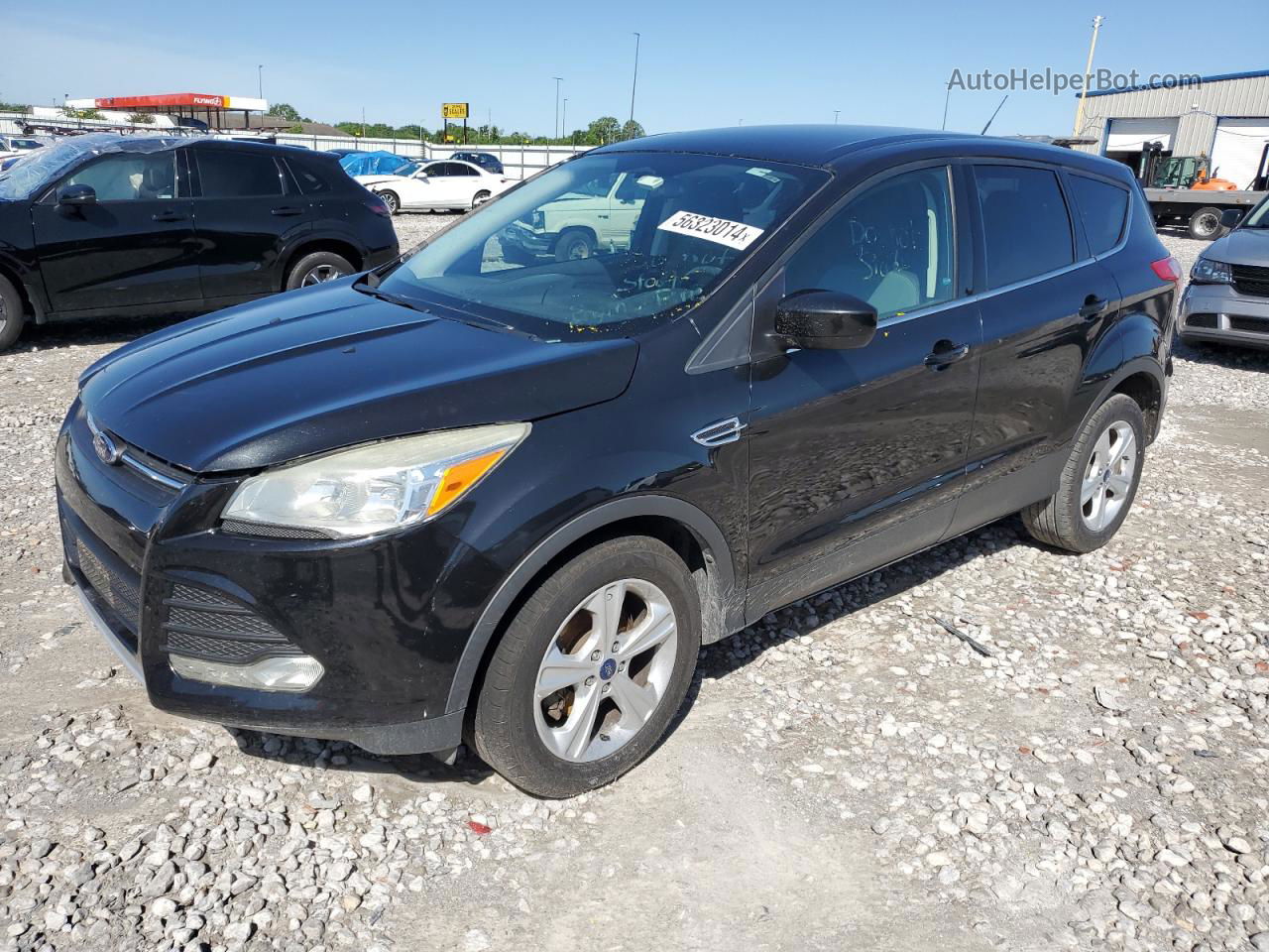 2014 Ford Escape Se Black vin: 1FMCU0GX1EUC58334