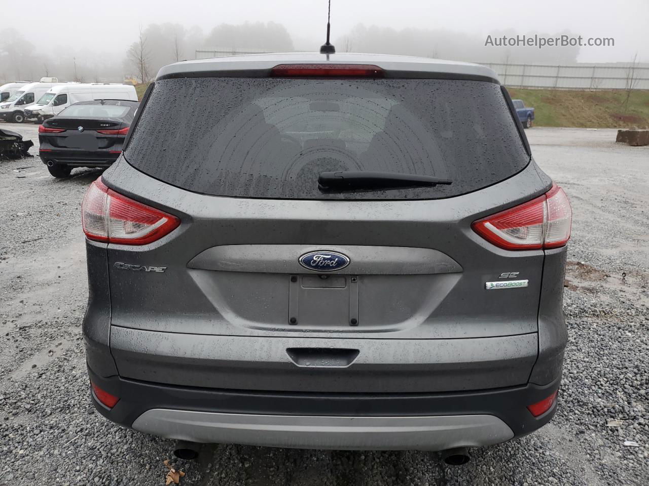 2014 Ford Escape Se Gray vin: 1FMCU0GX1EUD03031