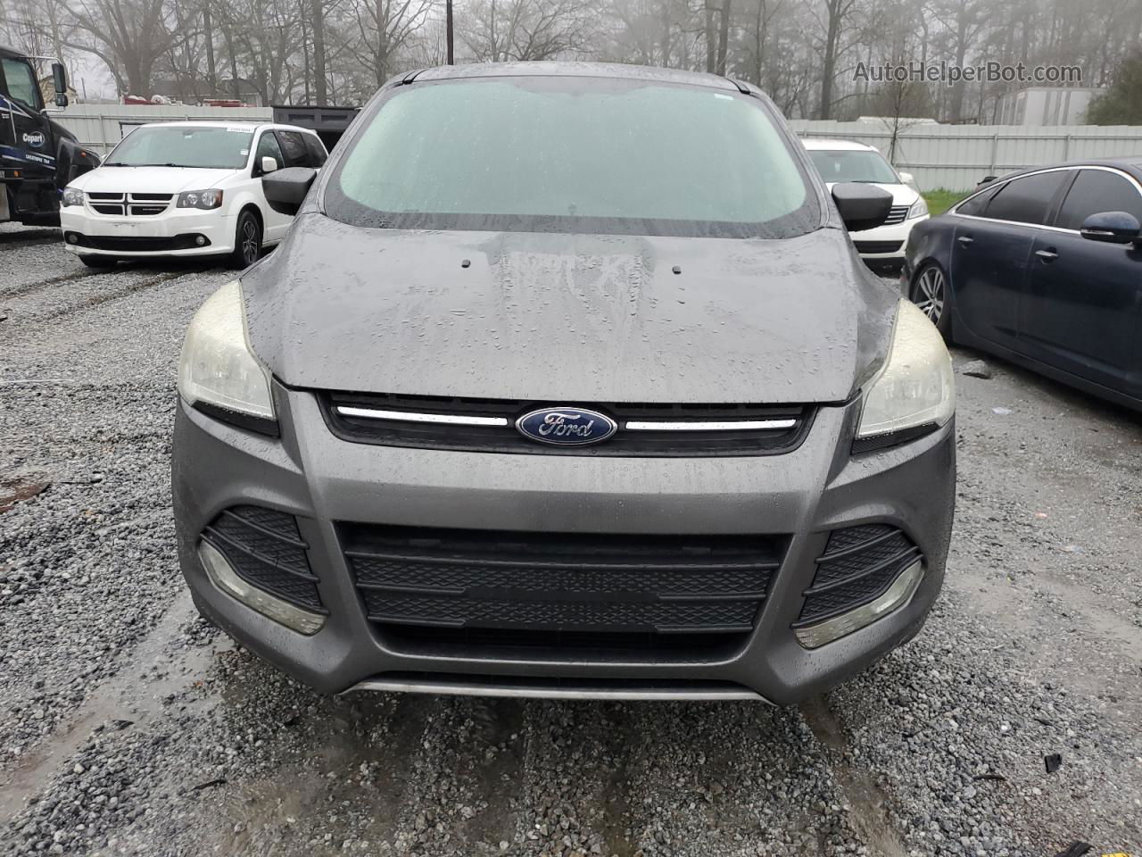 2014 Ford Escape Se Gray vin: 1FMCU0GX1EUD03031