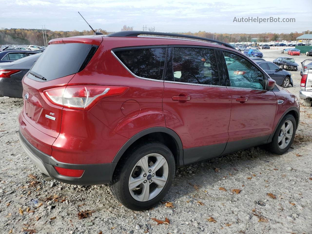 2014 Ford Escape Se Бордовый vin: 1FMCU0GX1EUD22064