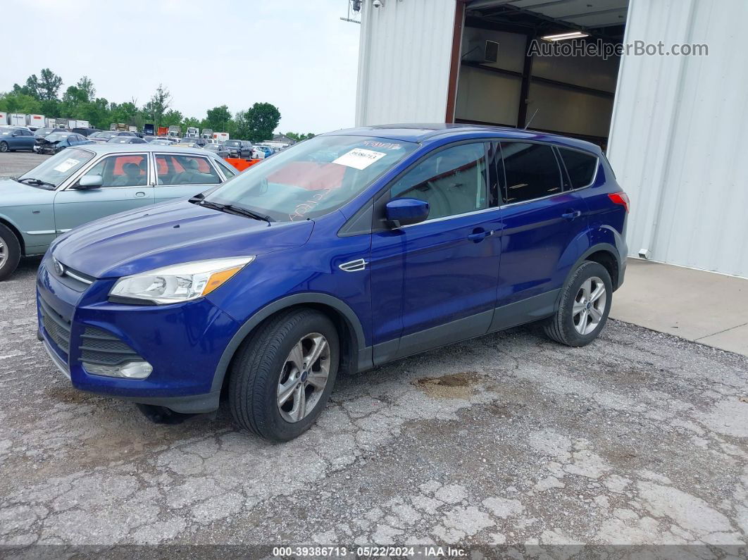 2015 Ford Escape Se Blue vin: 1FMCU0GX1FUA07122