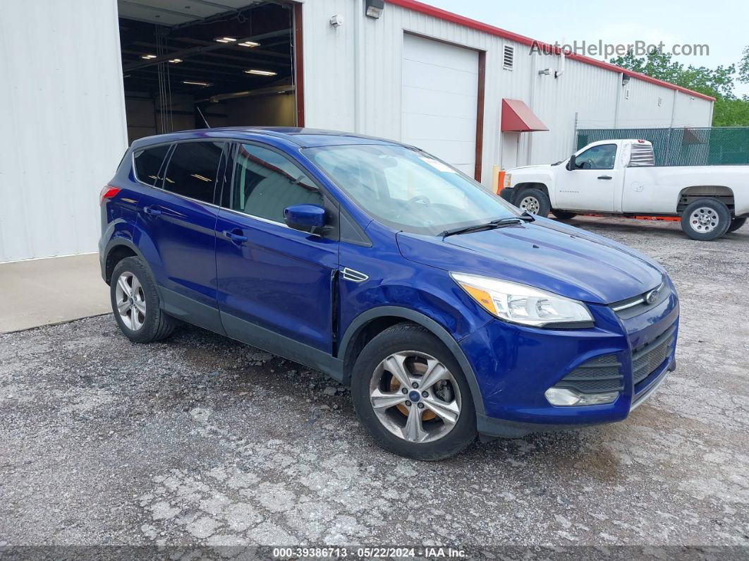 2015 Ford Escape Se Blue vin: 1FMCU0GX1FUA07122