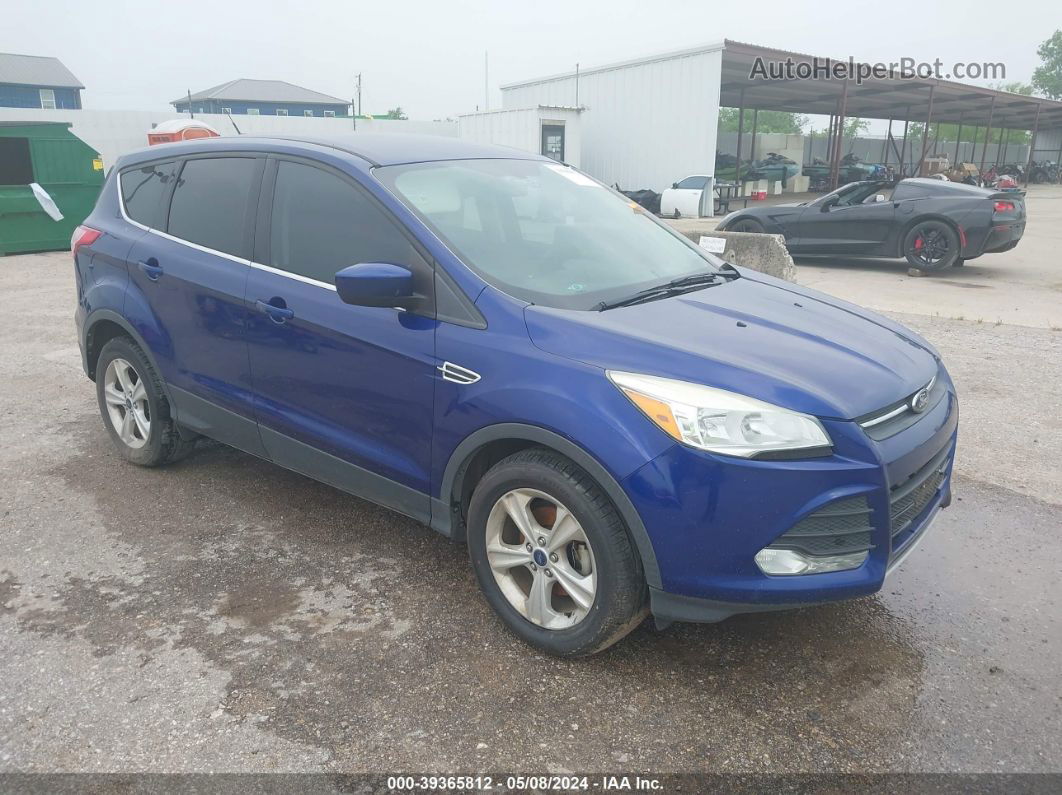 2015 Ford Escape Se Blue vin: 1FMCU0GX1FUA45997