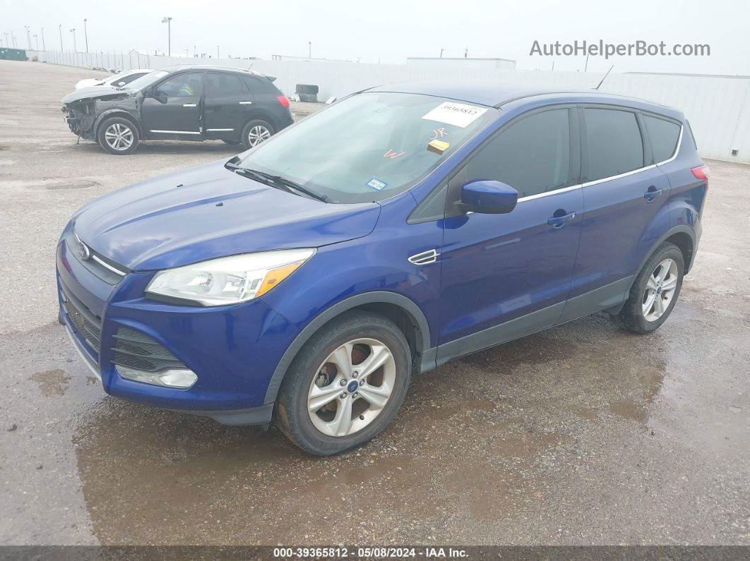 2015 Ford Escape Se Blue vin: 1FMCU0GX1FUA45997