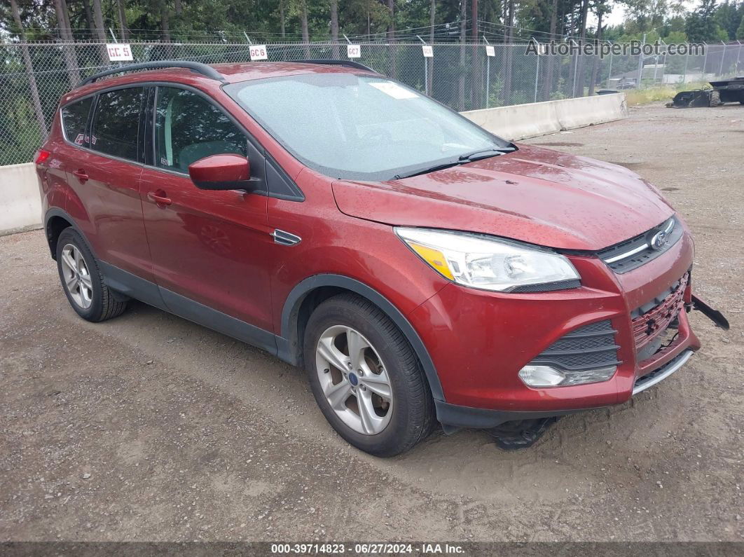 2015 Ford Escape Se Red vin: 1FMCU0GX1FUA79762