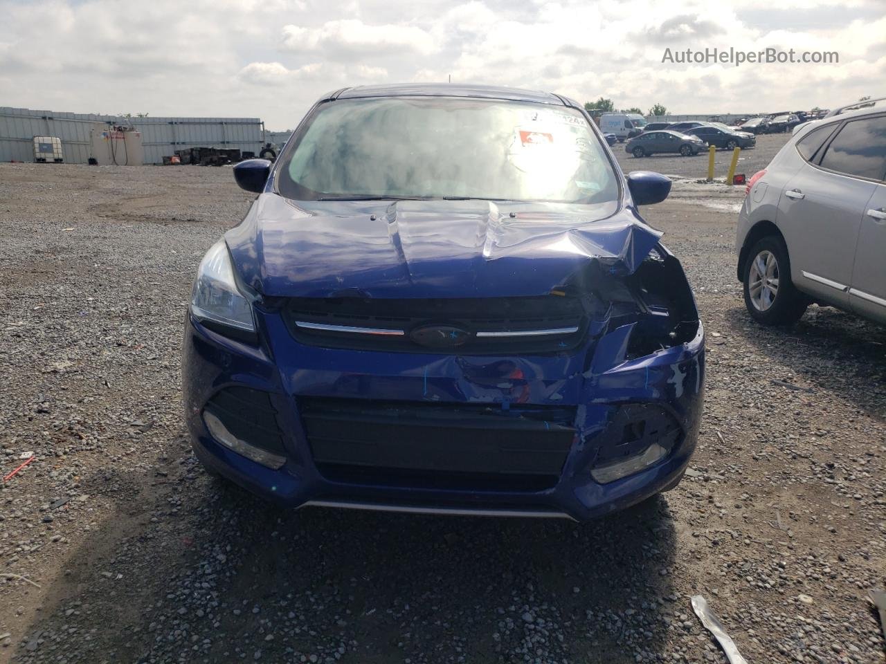 2015 Ford Escape Se Синий vin: 1FMCU0GX1FUC60327