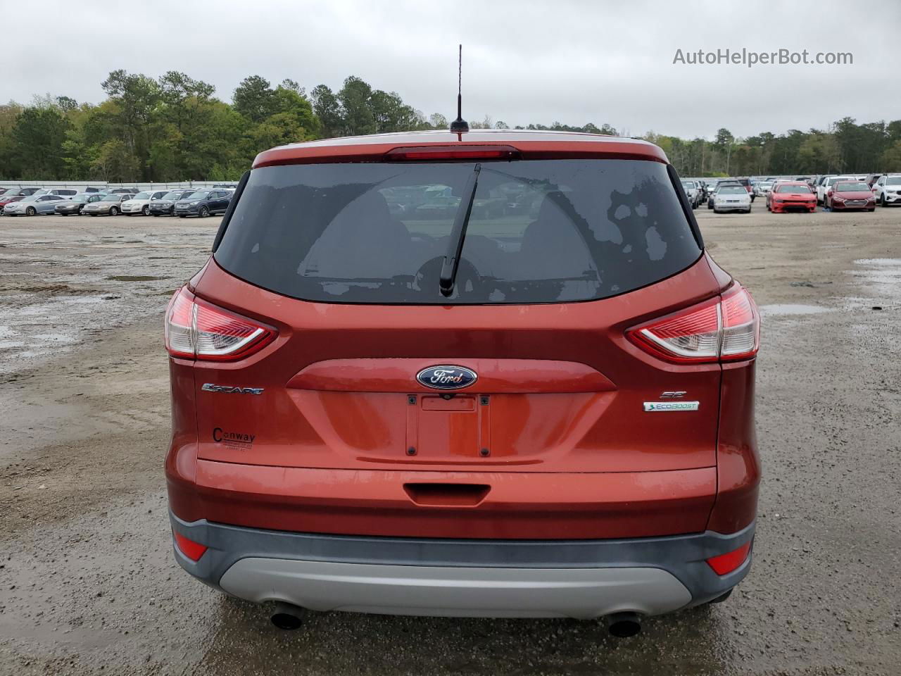 2015 Ford Escape Se Red vin: 1FMCU0GX1FUC73966