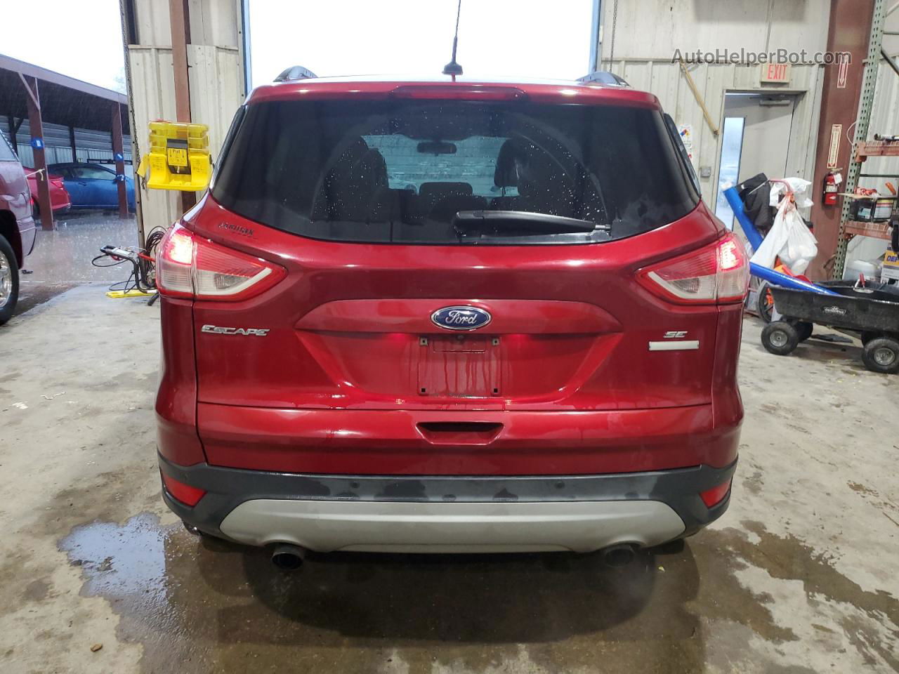 2016 Ford Escape Se Красный vin: 1FMCU0GX1GUB08484