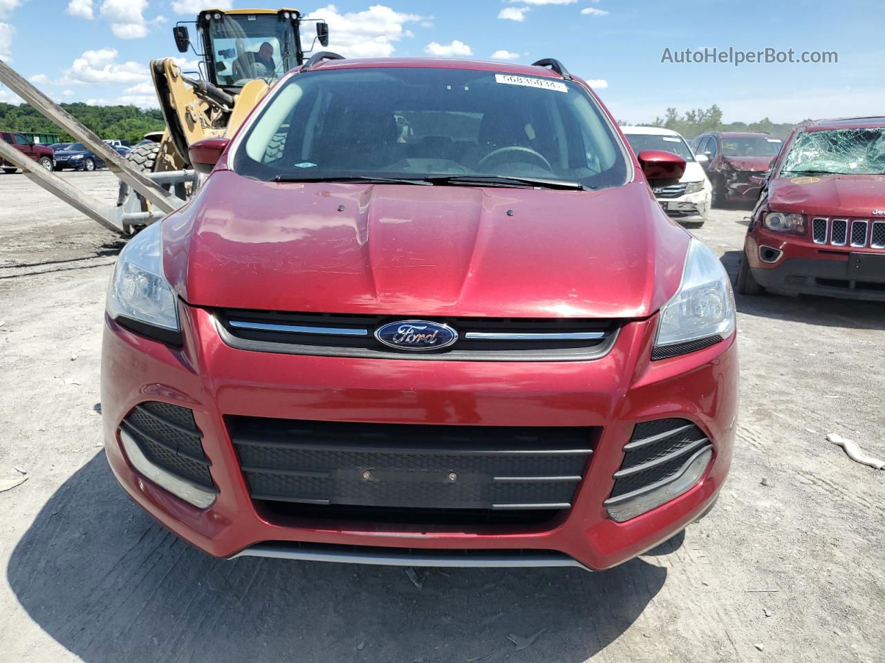 2016 Ford Escape Se Maroon vin: 1FMCU0GX1GUB47351