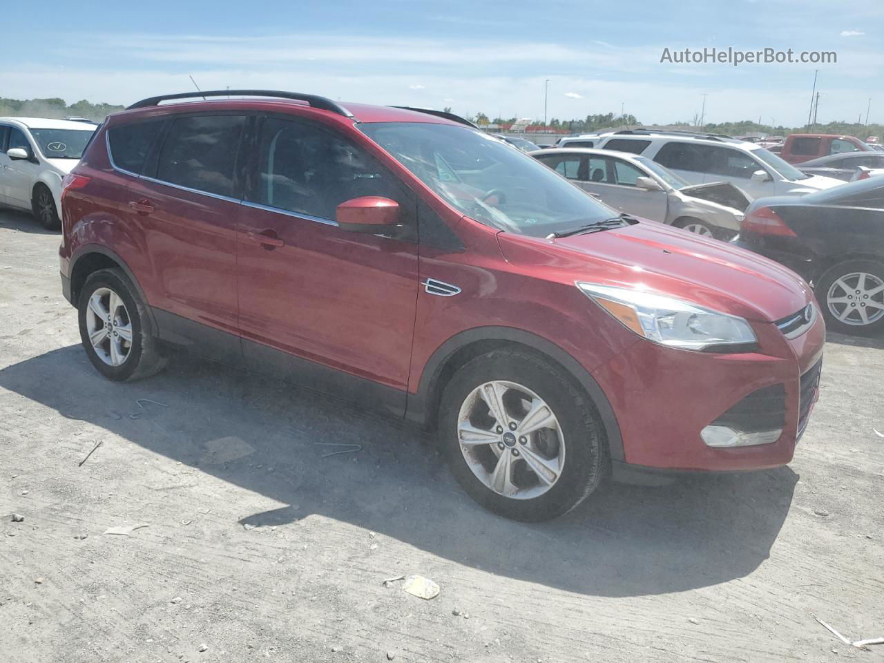 2016 Ford Escape Se Maroon vin: 1FMCU0GX1GUB47351