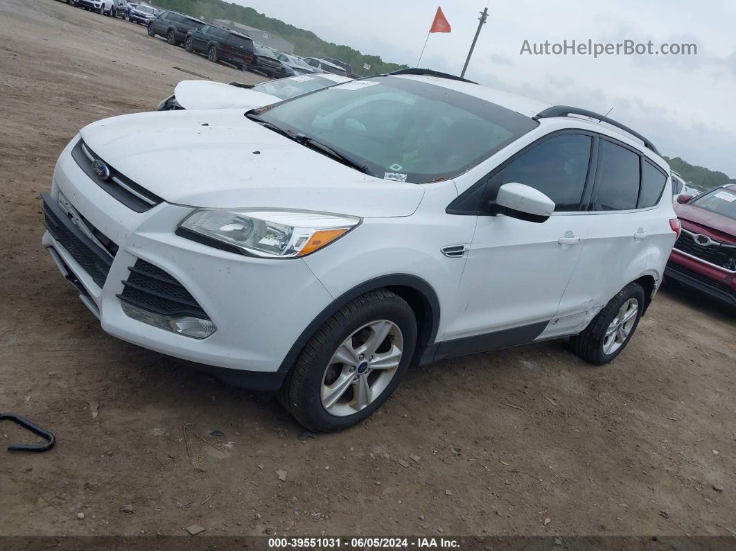 2016 Ford Escape Se White vin: 1FMCU0GX1GUC06138