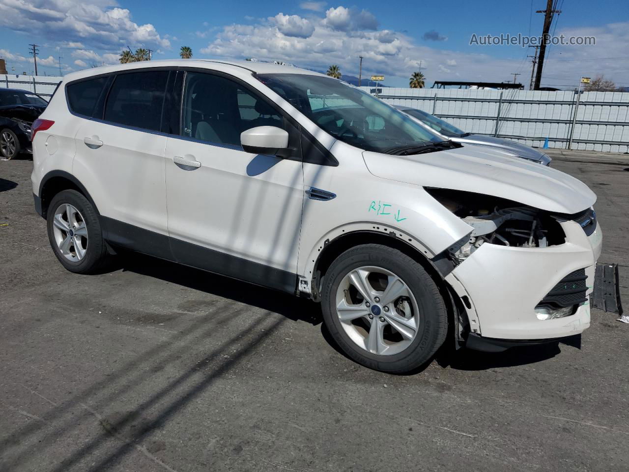 2016 Ford Escape Se White vin: 1FMCU0GX1GUC43934