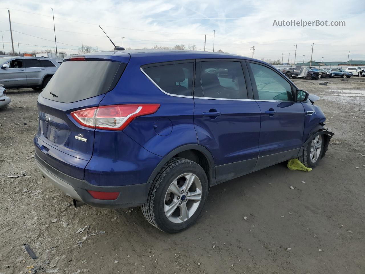 2013 Ford Escape Se Blue vin: 1FMCU0GX2DUB31106