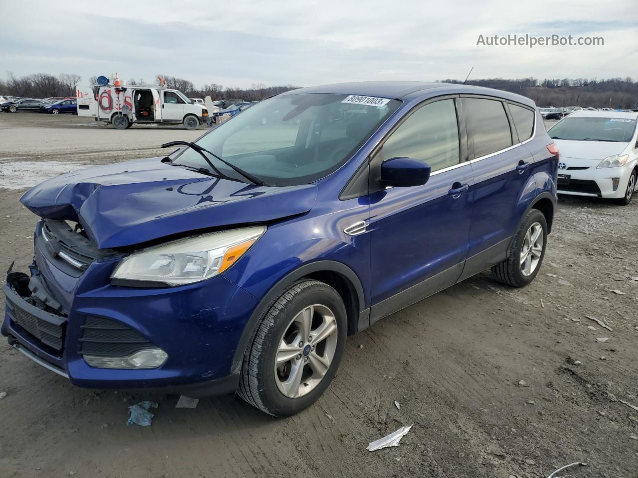 2013 Ford Escape Se Blue vin: 1FMCU0GX2DUB31106