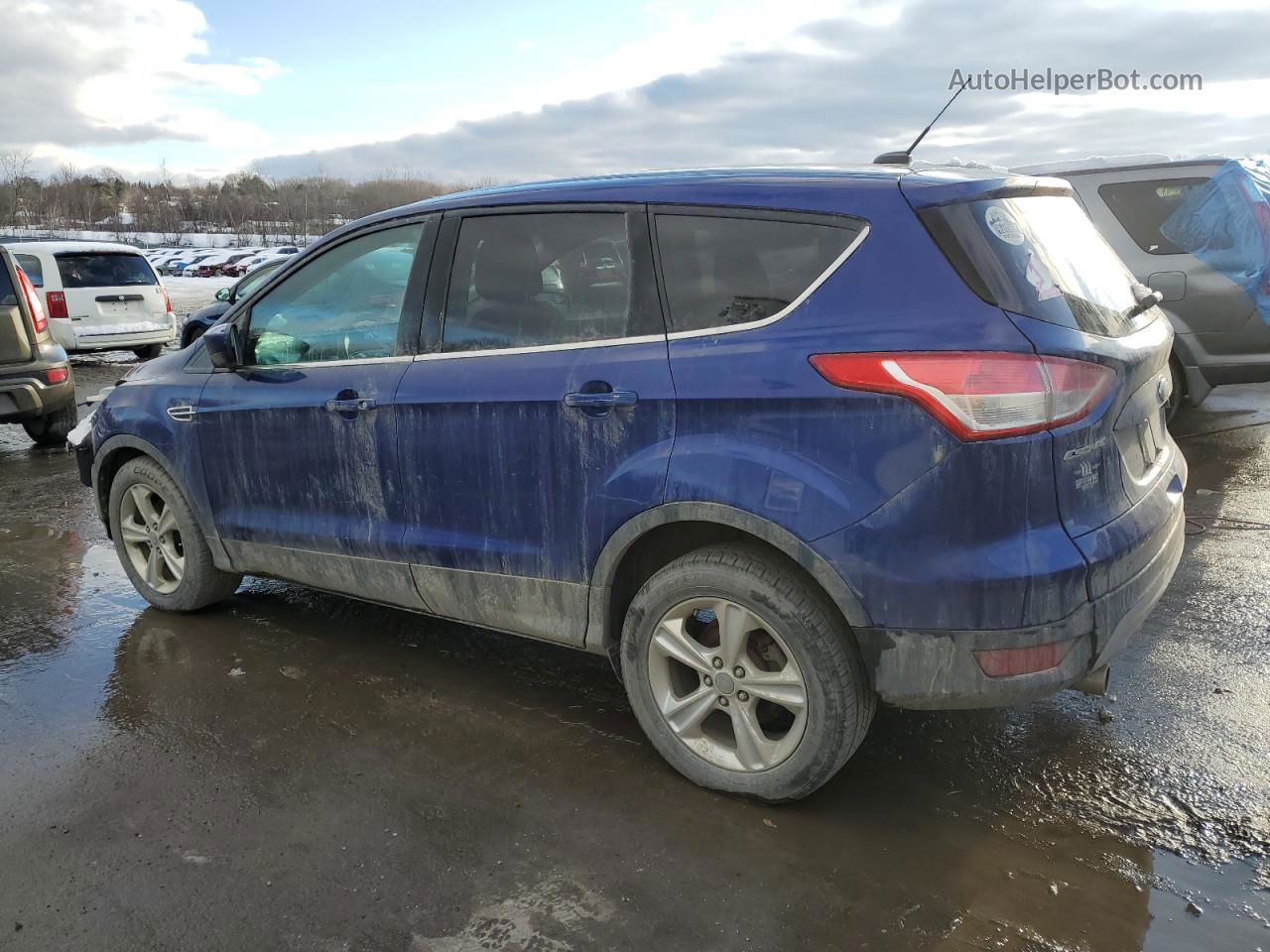 2013 Ford Escape Se Blue vin: 1FMCU0GX2DUB92701