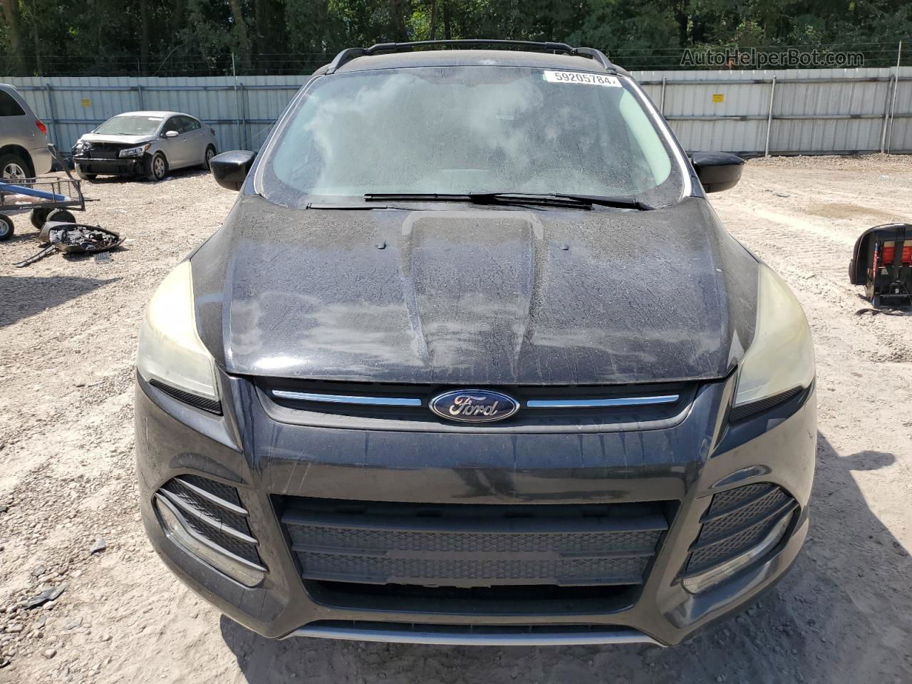 2013 Ford Escape Se Black vin: 1FMCU0GX2DUC01705