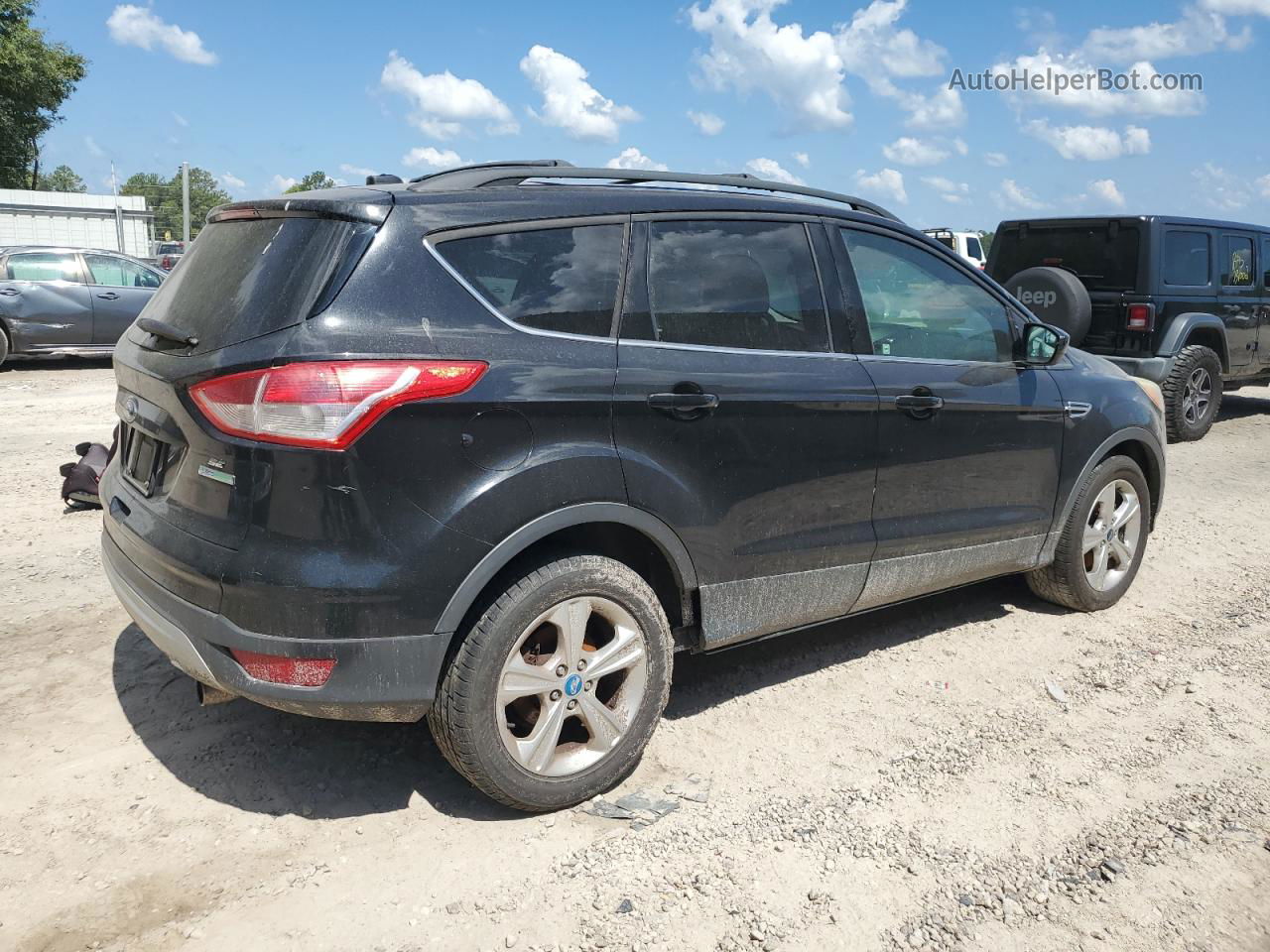 2013 Ford Escape Se Black vin: 1FMCU0GX2DUC01705