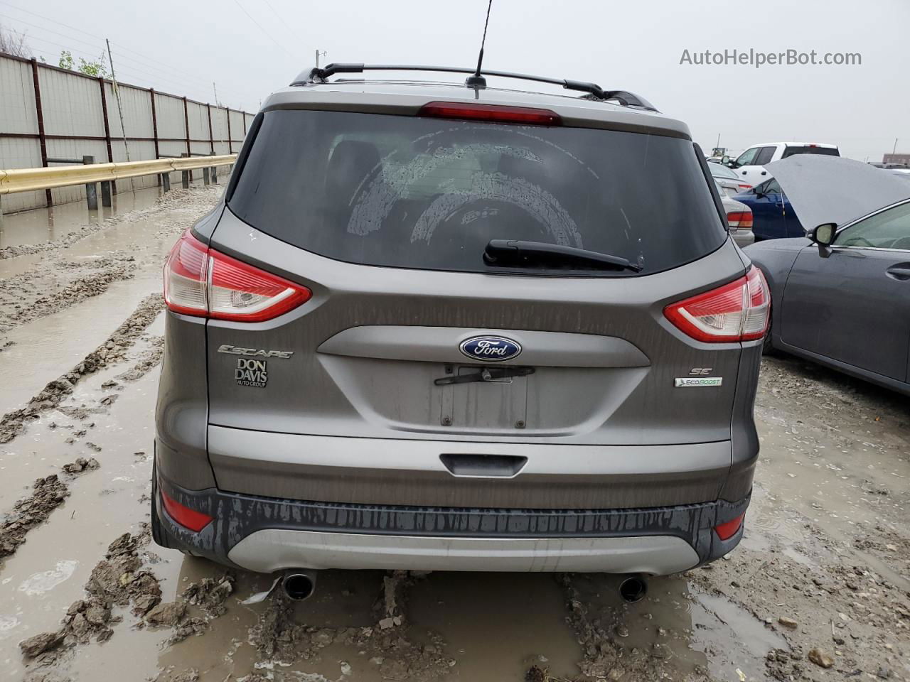 2013 Ford Escape Se Черный vin: 1FMCU0GX2DUC34235