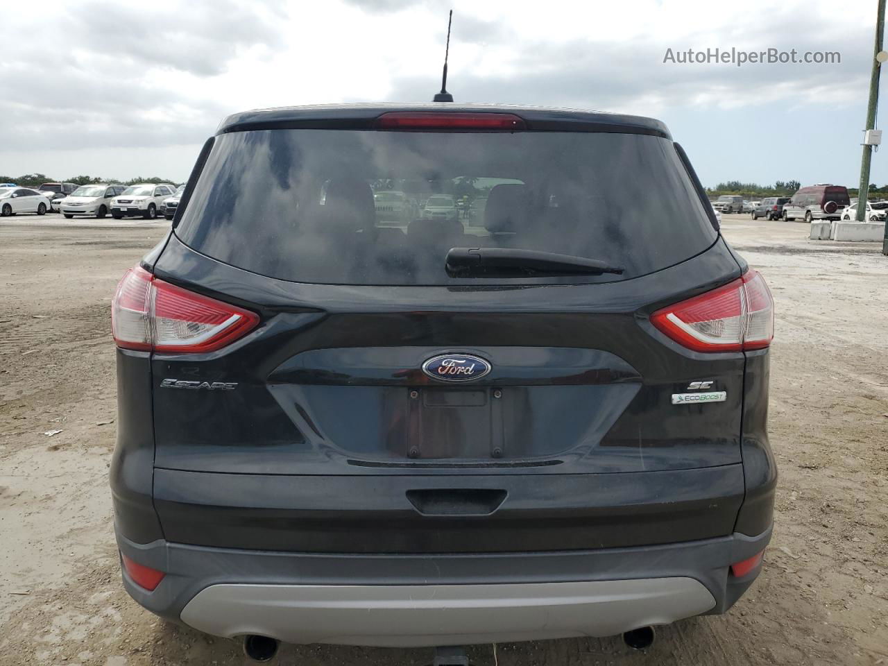 2013 Ford Escape Se Black vin: 1FMCU0GX2DUD15316