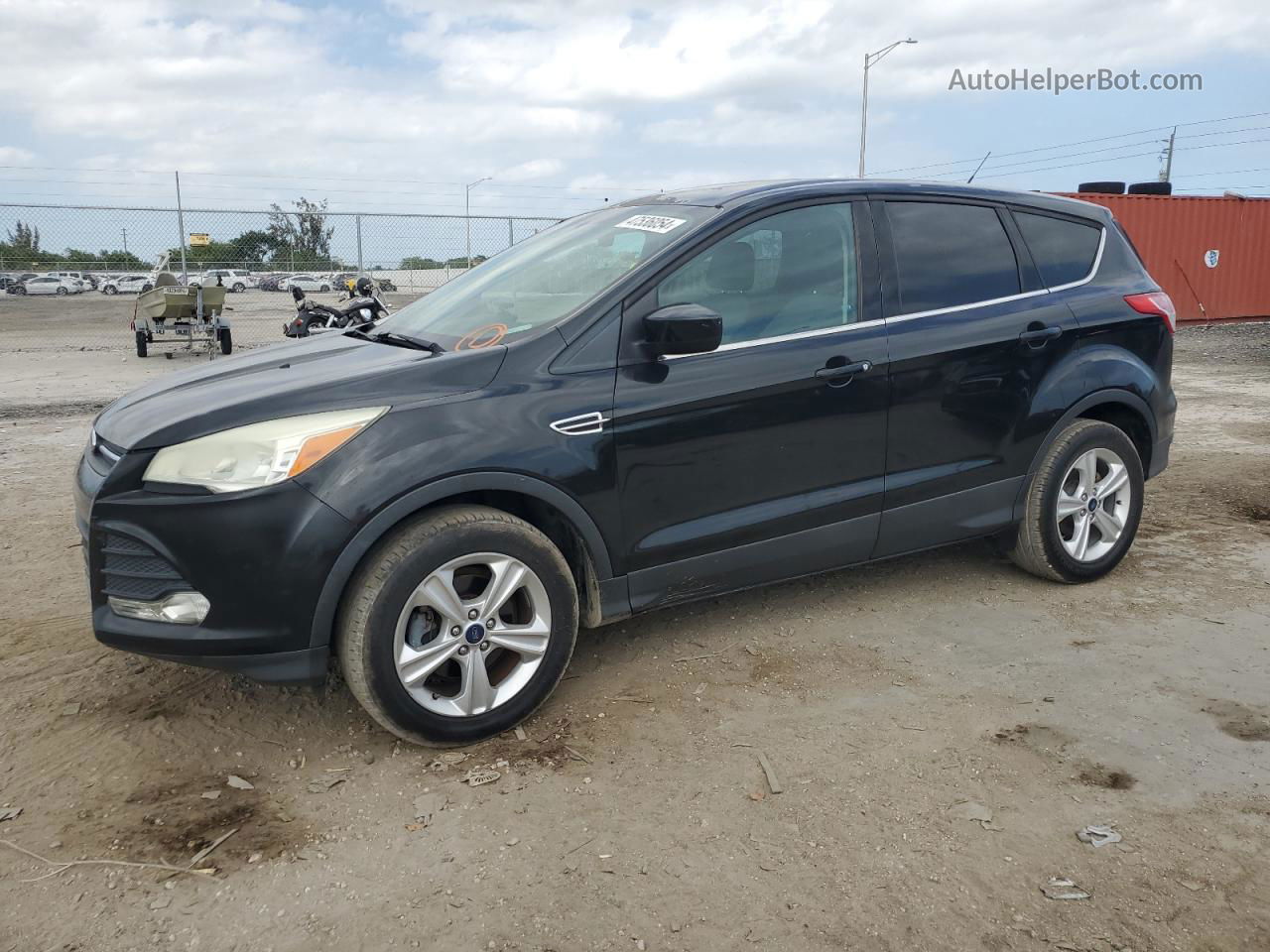 2013 Ford Escape Se Black vin: 1FMCU0GX2DUD15316