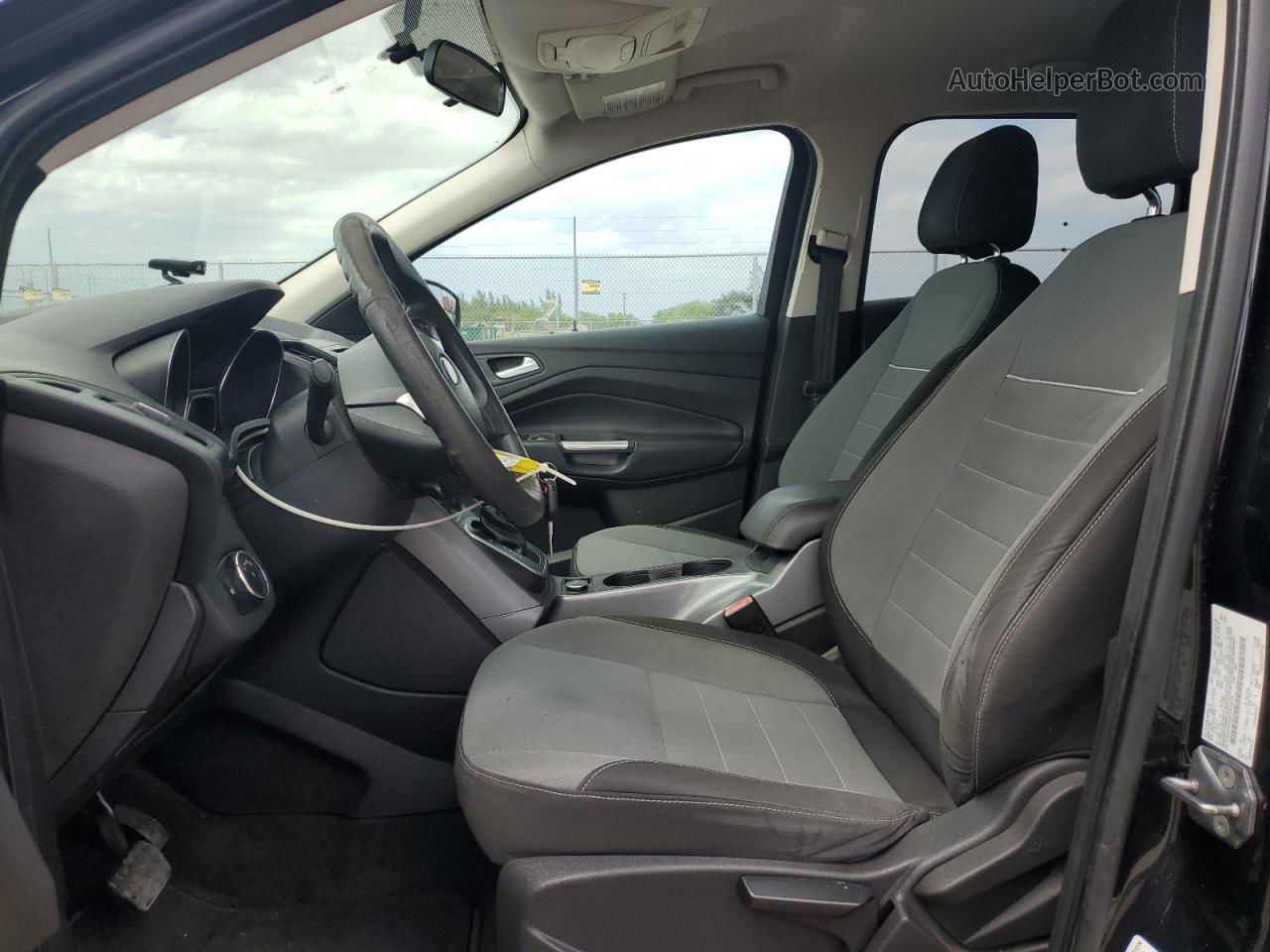 2013 Ford Escape Se Black vin: 1FMCU0GX2DUD15316