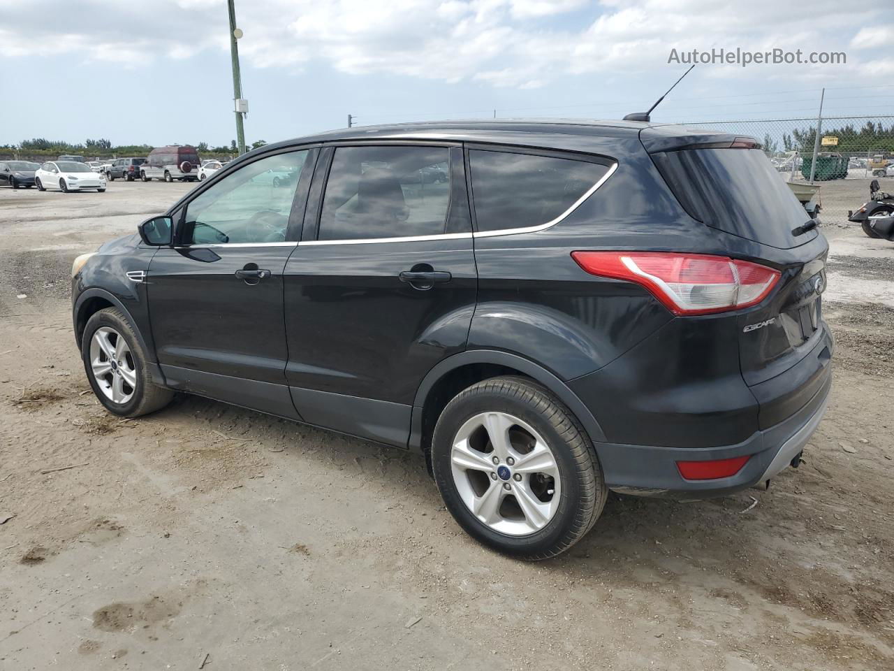 2013 Ford Escape Se Black vin: 1FMCU0GX2DUD15316