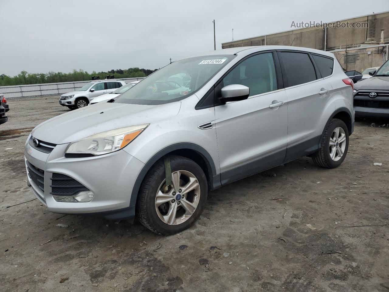 2013 Ford Escape Se Серебряный vin: 1FMCU0GX2DUD15543