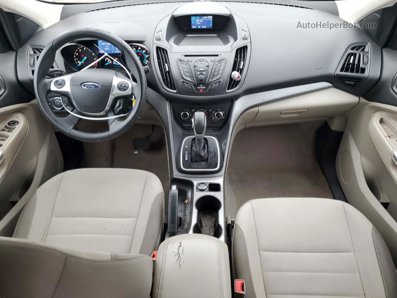 2013 Ford Escape Se Серебряный vin: 1FMCU0GX2DUD15543