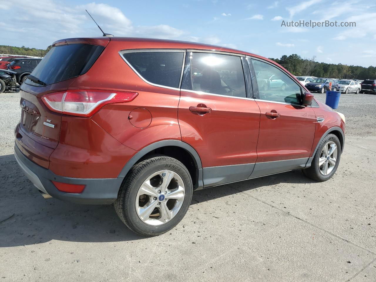 2014 Ford Escape Se Burgundy vin: 1FMCU0GX2EUA78456