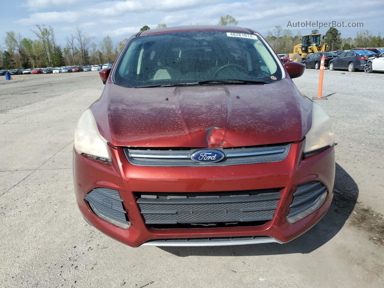 2014 Ford Escape Se Burgundy vin: 1FMCU0GX2EUA78456