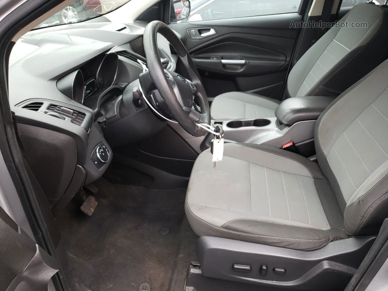 2014 Ford Escape Se Silver vin: 1FMCU0GX2EUA91157