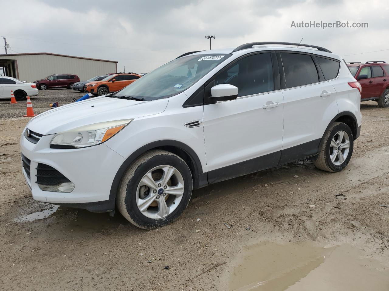 2014 Ford Escape Se White vin: 1FMCU0GX2EUC29909