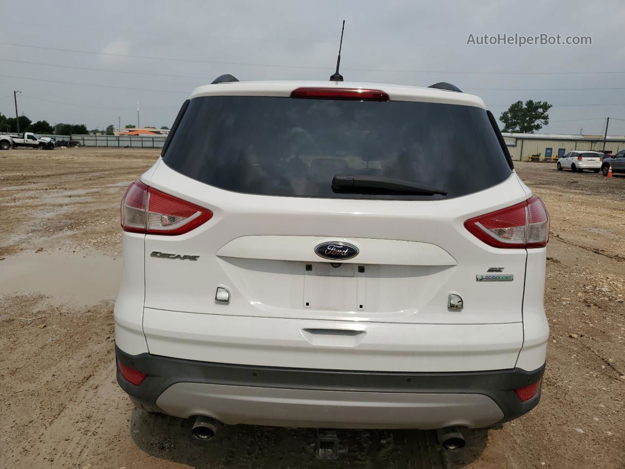 2014 Ford Escape Se White vin: 1FMCU0GX2EUC29909