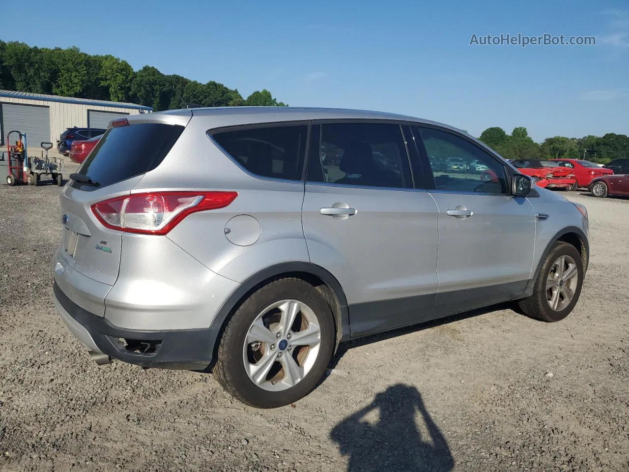 2015 Ford Escape Se Серебряный vin: 1FMCU0GX2FUA22020