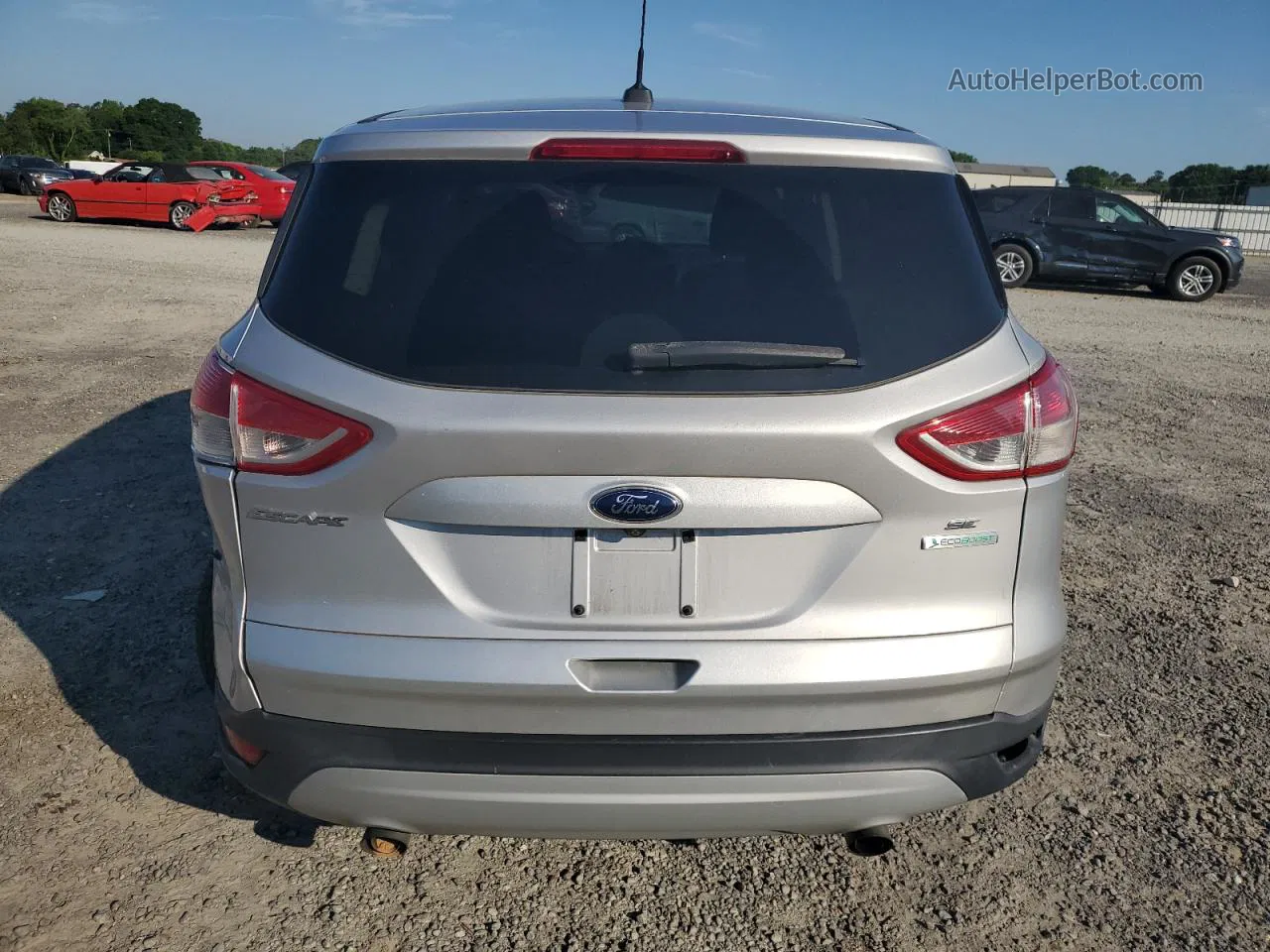 2015 Ford Escape Se Silver vin: 1FMCU0GX2FUA22020