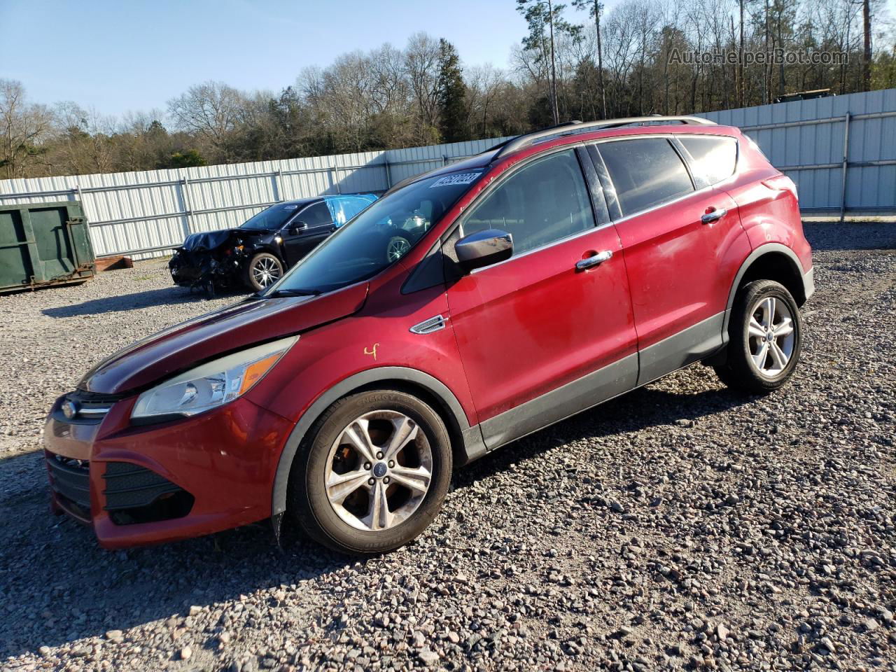 2015 Ford Escape Se Красный vin: 1FMCU0GX2FUA37519